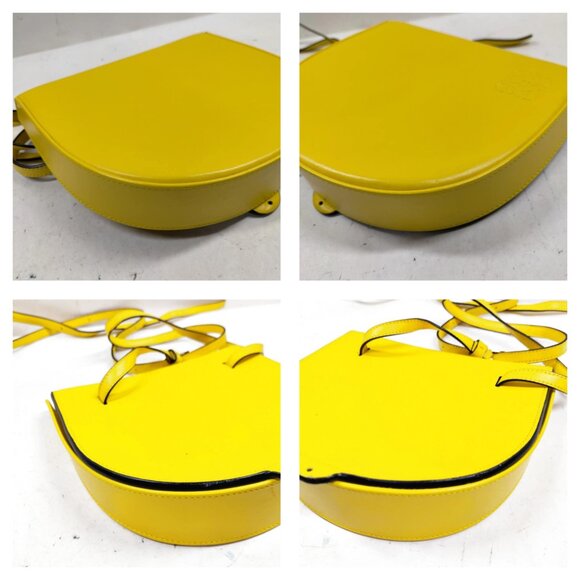 LOEWE Yellow Leather Crossbody Bag mon375-101425 - Picture 7 of 16
